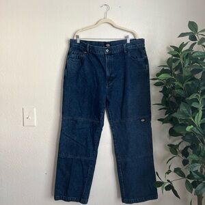 Dickies Dark Blue Denim Jeans loose fit 38x32